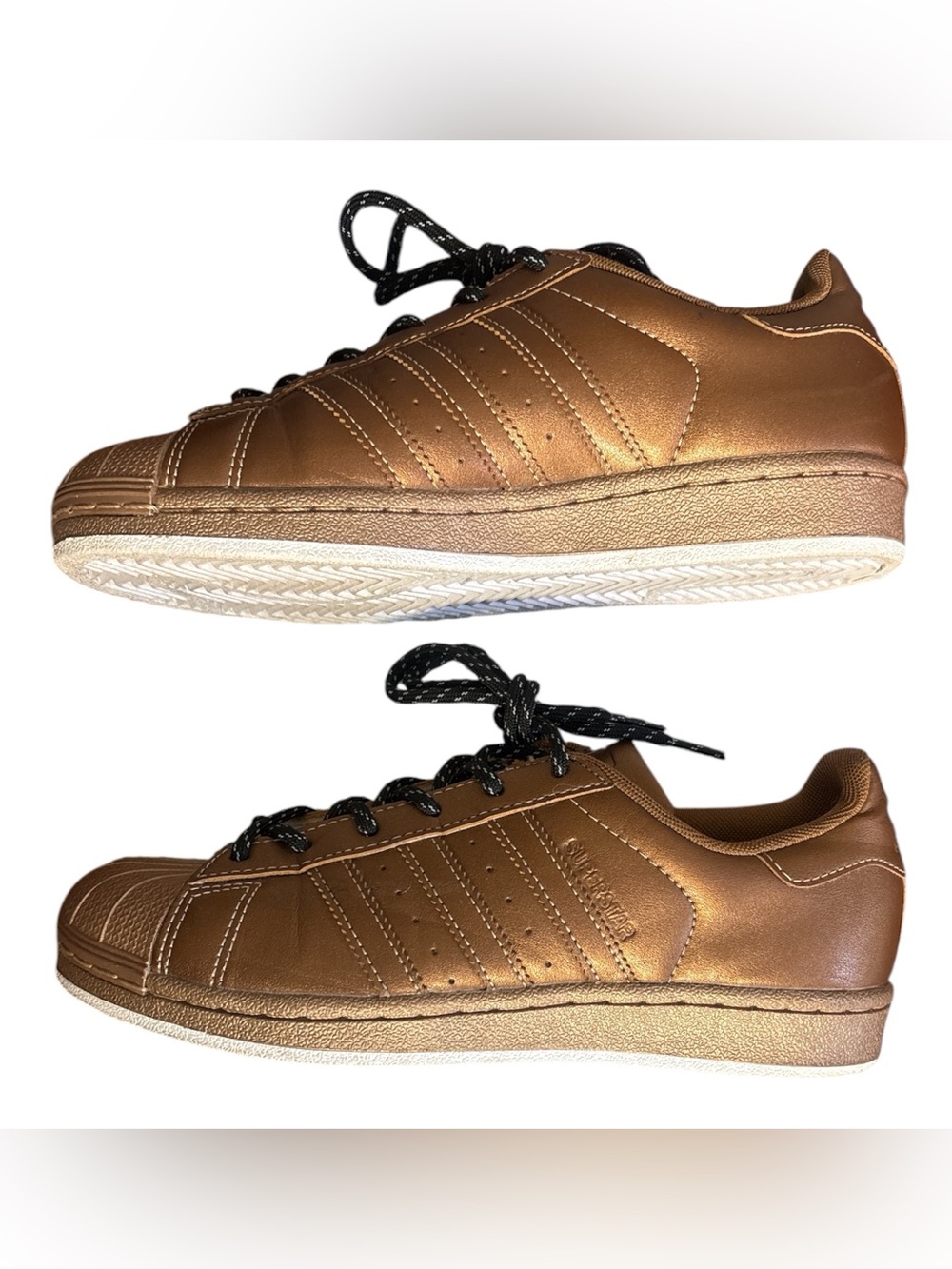 Adidas Originals Superstar Metallic Bronze Copper Sneakers Women’s Size 6
